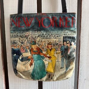 Vintage Illustrated Shoulder Bag